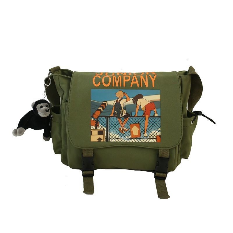 GUCSELECTED(B1742)กระเป๋าสะพายข้างใส่หนังสือได้DYGกระเป๋าสะพายข้างผู้ชาย ผู้หญิง นักเรียน