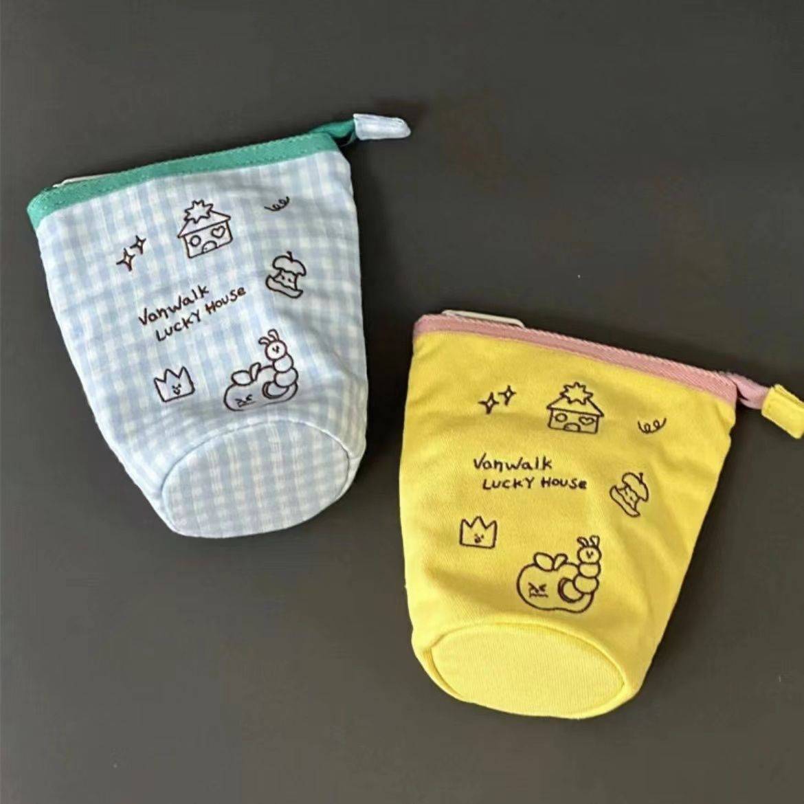 GUCSELECTED(B2299) กระเป๋าใส่ดินสอ-จัดระเบียบเครื่องสำอางค์-ทรงกระบอกพับได้