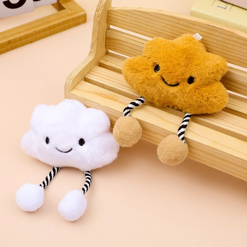 GUCSELECTED(B2374) พวงกุญแจ จี้ตุ๊กตาน้องก้อนเมฆ สําหรับห้อยกระเป๋า