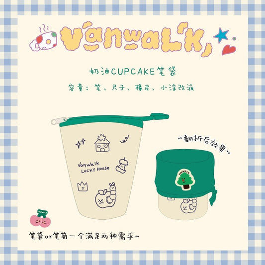 GUCSELECTED(B2299) กระเป๋าใส่ดินสอ-จัดระเบียบเครื่องสำอางค์-ทรงกระบอกพับได้