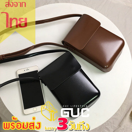 GUCSELECTED(B1751) กระเป๋าหนังสะพายสไตล์เกาหลี crossbody bag ผู้ชาย ผู้หญิง